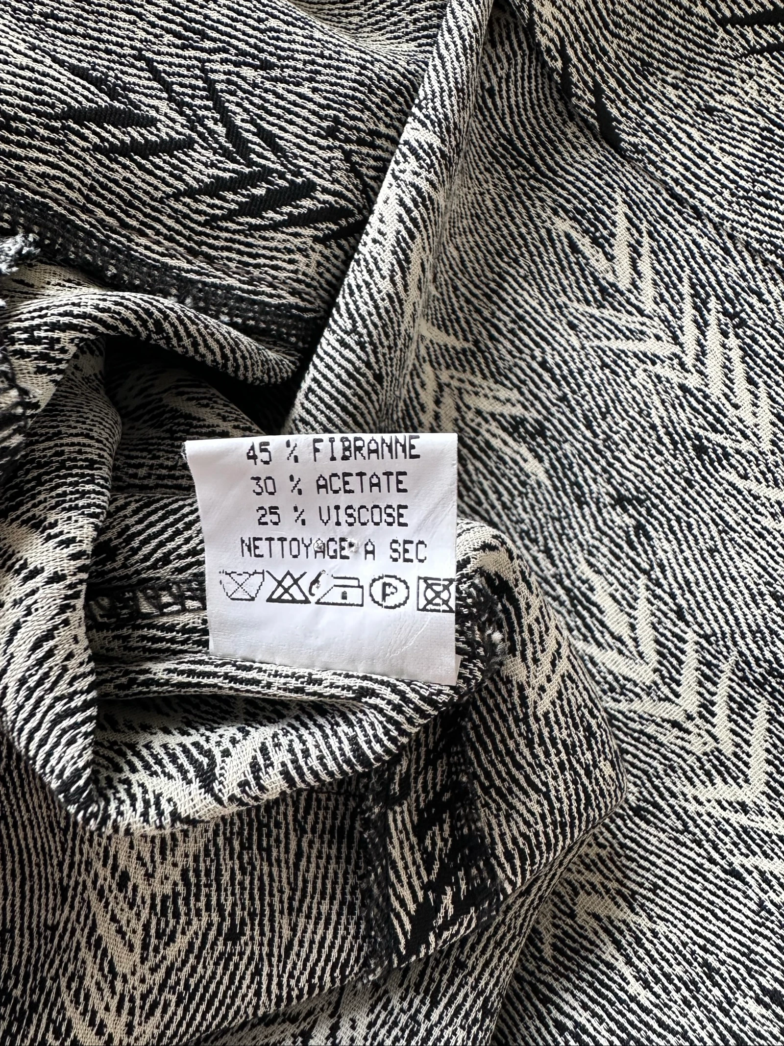 Blazer Vintage Chic  – Créations Doucel Paris Made in France (T. 48/50) – photo 10